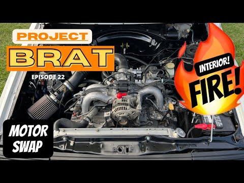 Project Brat Episode #22: Engine Swap…..FIRE UP