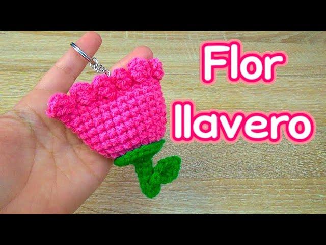 Cómo hacer un llavero de flor a crochet: Guía paso a paso