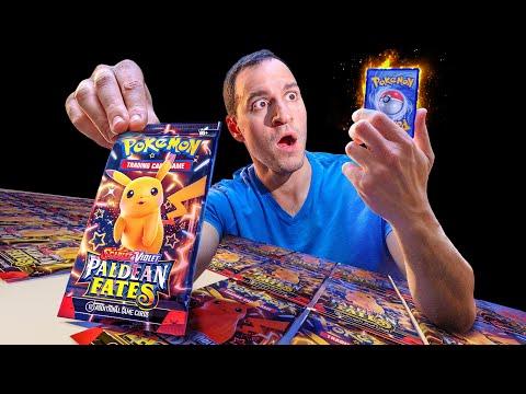 Unboxing Pokemon Cards: Searching for Shiny Pokemon in Paldan Fates