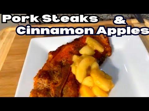 Delicious Pork Steaks and Glazed Apples Recipe for a Flavorful Dinner