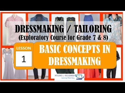 TLE DRESSMAKING 7 - Lesson 1 - Basic Concepts in Dressmaking -HISTORY