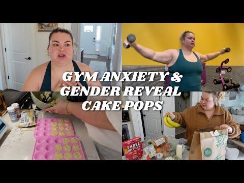 Managing Pregnancy Gym Anxiety and DIY Gender Reveal Cake Pops