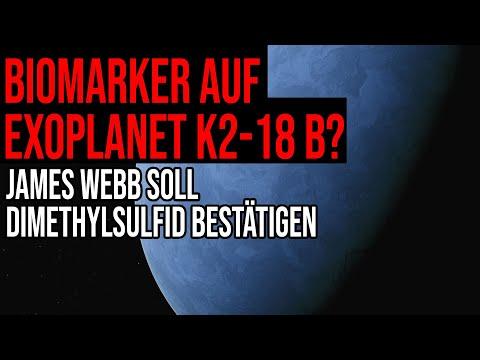 Entdeckung von Biomarkern auf Exoplanet K2-18b
