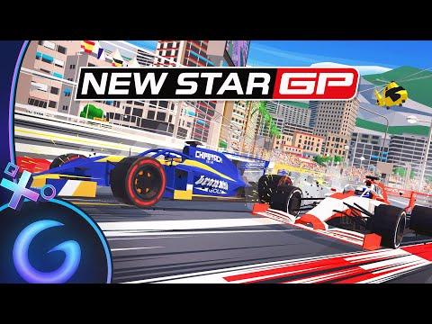 Découvrez NEW STAR GP: Un jeu de course arcade rétro captivant!