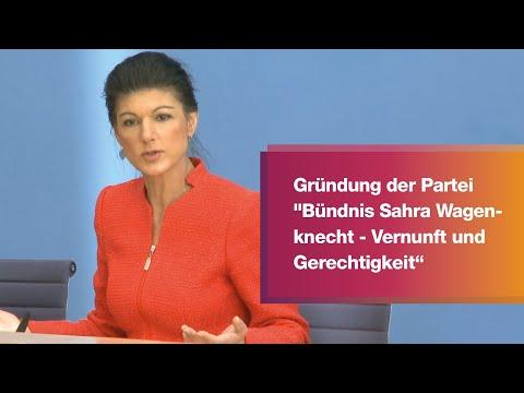 Die Gründung der Partei "Bündnis Sahra Wagenknecht - Vernunft und Gerechtigkeit"