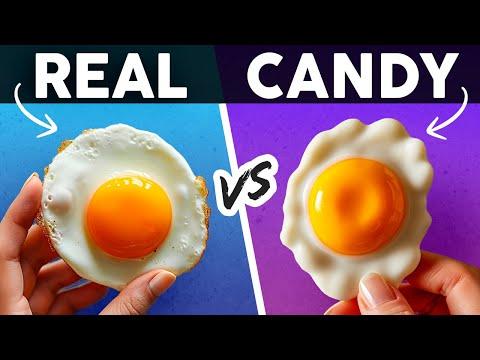 Unusual Candy Taste Test: Real vs Candy Challenge