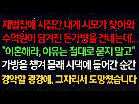 재벌가 시모가 시집에 간 여성, 수억원이 담긴 돈가방을 건네며 이혼 유도