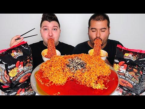 Spicy Fire Noodle Challenge: A Mukbang & Recipe Adventure