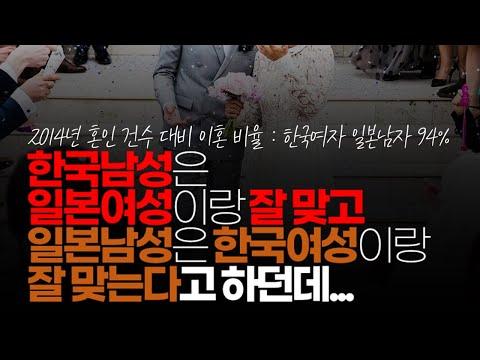 한국과 일본 사이의 연애 및 결혼에 대한 비교적인 분석