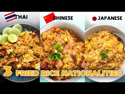 Mastering Three Nationalities Fried Rice: Thai, Chinese, Japanese