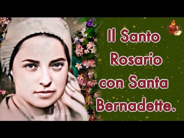 Il Santo Rosario alla grotta di Lourdes: Preghiere e riflessioni con Santa Bernadette