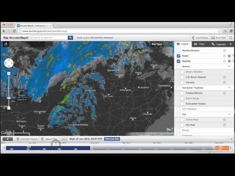 WunderMap®, Interactive Weather Map and Radar