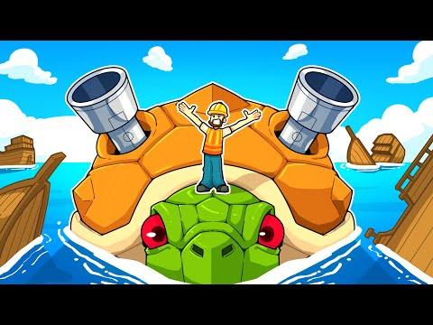 Unleashing the Power of Upgrades: Conquer the Seas with a Giant Turtle!