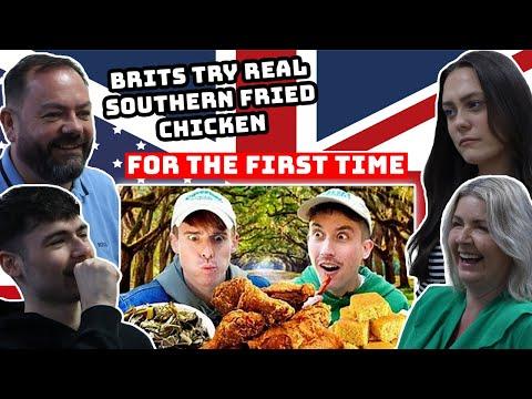First Time Trying Real Southern Fried Chicken: British Family's Hilarious Reaction