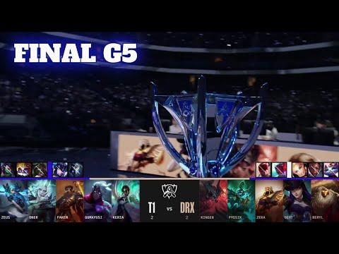 T1 vs DRX - Game 5: A Thrilling Showdown at LoL Worlds 2022
