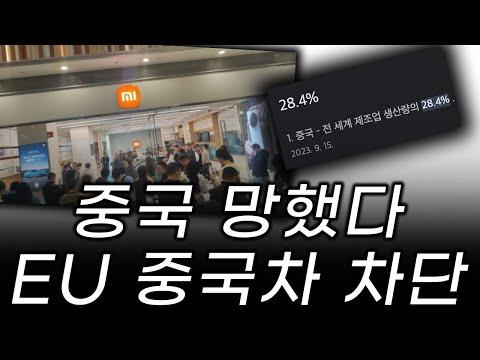 중국의 전기차 시장과 세계 시장의 동향