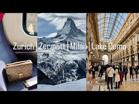 Luxury Travel Experience: Zurich, Zermatt, Milan, and Lake Como
