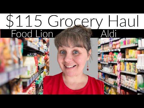 Get the Best Grocery Deals: Amanda's $115 Aldi & Food Lion Grocery Haul