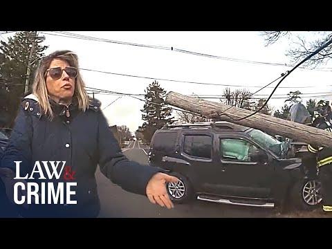 Shocking Bodycam Footage: Woman's Wild Car Crash After Blowing Stop Sign