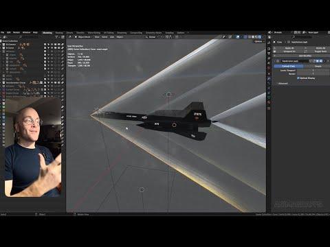 Unveiling the Secrets of Reconstructing the SR-71 Blackbird: A 3D Modeling and Animation Journey