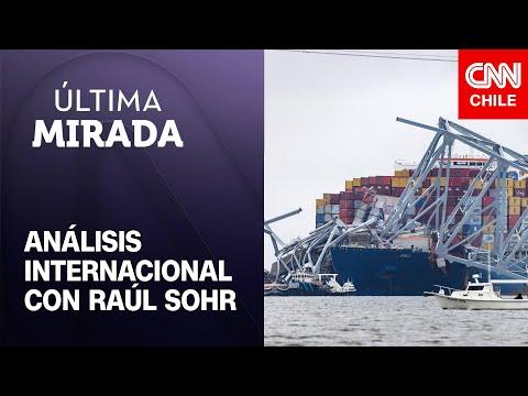 Impacto del incidente en el puerto de Baltimore y el colapso del puente: Raúl Sohr ofrece perspectiva