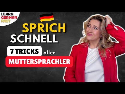 7 Tipps für schnelles Deutschsprechen