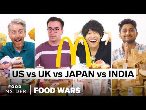 McDonald's Food Wars: A Global Comparison