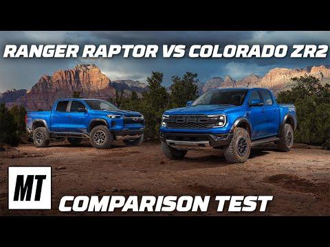 Ultimate Off-Road Showdown: Ford Ranger Raptor vs. Chevy Colorado ZR2