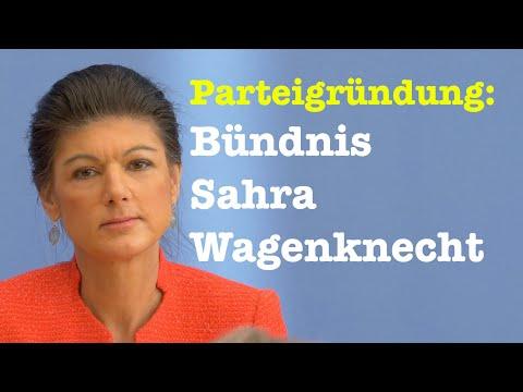Neue politische Partei gegründet: Bündnis Sahra Wagenknecht - Vernunft & Gerechtigkeit