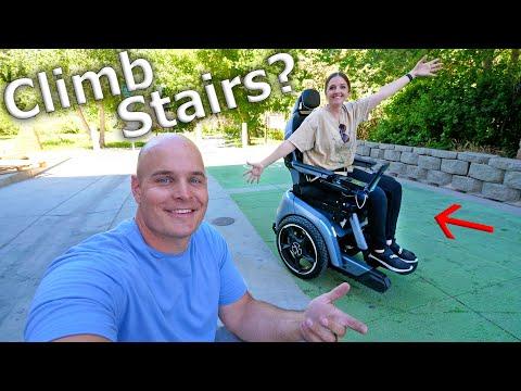 The Worlds Most Advanced Wheelchair! - (It Climbs Stairs!?!) 