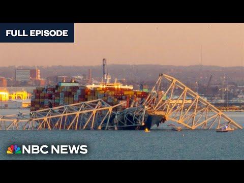 Breaking News Update: Bridge Collapse and Ship Emergencies