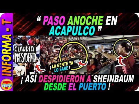 ¡Claudia Sheinbaum en Acapulco: Despedida emotiva y compromisos para el futuro!