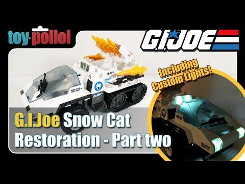 Vintage G.I.Joe Snow Cat and Frostbite Restoration: Part 2