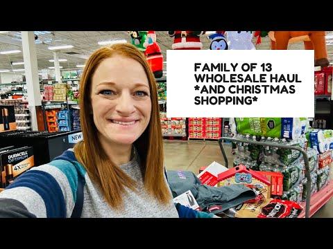 Wholesale Haul at BJ's Wholesale: A Family of 13 Christmas Shopping Adventure