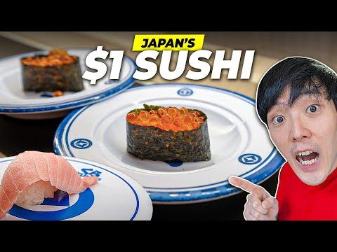 Discover the Delights of $1 Sushi at Pura Sushi in Japan