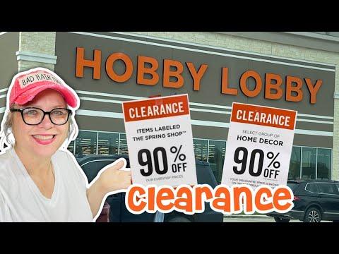 Discover Amazing Deals at Hobby Lobby 90% OFF Clearance Sale 2023 🍁🍂🌾