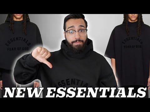 Fear of God Essentials / 5 Pocket Jeans (Black)& Relaxed Crewneck Review!!  