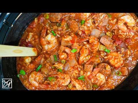 Impress Your Guests with This Easy Slow Cooker Jambalaya Recipe