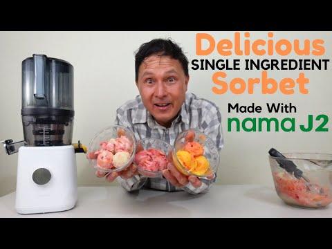 Make Delicious Sorbet and Nut Butter at Home with Nama J2 Juicer Attachment