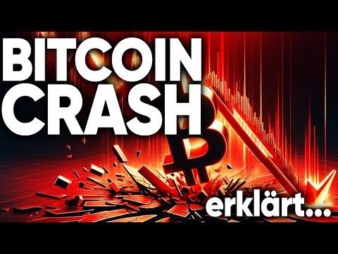 Bitcoin Crash: Was du jetzt wissen musst!