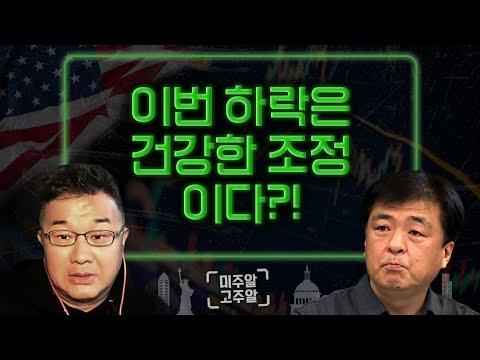 미국 시장의 주가 하락, 건강한 조정의 이유와 전망