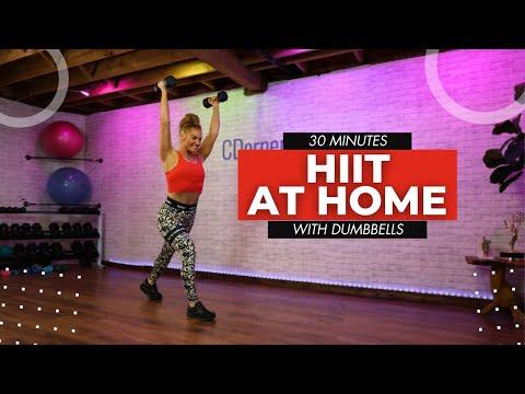 30-Minute Dumbbell HIIT Workout (Video)