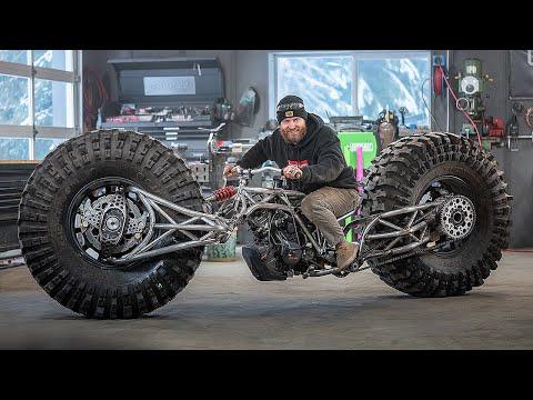 Building a Custom Front Swing Arm and Suspension for a Unique Motorcycle Design