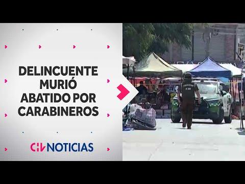 Delincuente abatido por Carabineros en San Bernardo: Detalles del incidente