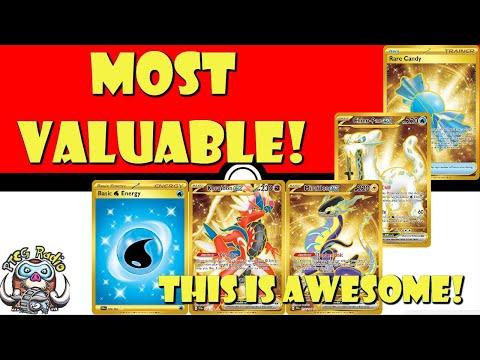Uncovering the Top 10 Most Valuable GOLD Pokémon TCG Cards!