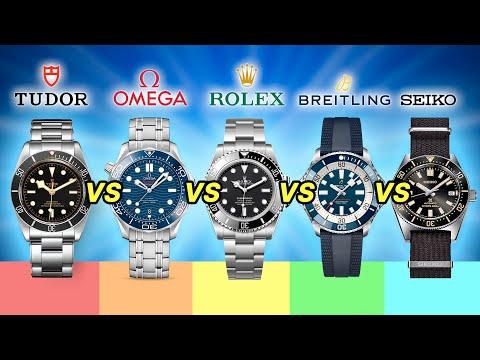 The Ultimate Dive Watch Showdown: Rolex vs Omega vs Tudor vs Breitling vs Seiko