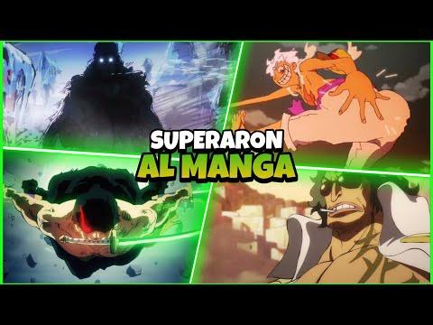 6 Peleas en las que el Anime Superó al Manga en One Piece