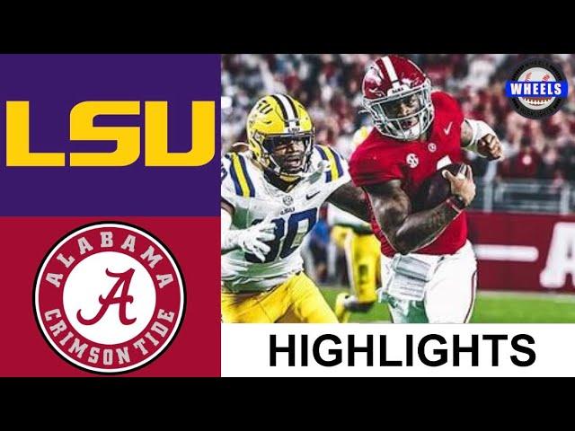 Exciting Highlights: #8 Alabama vs #14 LSU | Week 10 | 2023 College Football