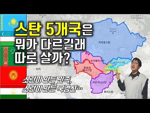 중앙아시아 5개국, 민족과 역사 아는 척하기