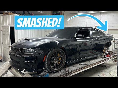 Rebuilding a Smashed Dodge Hellcat: A Meticulous Customization Journey